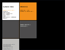 Tablet Screenshot of claudiorosi.com